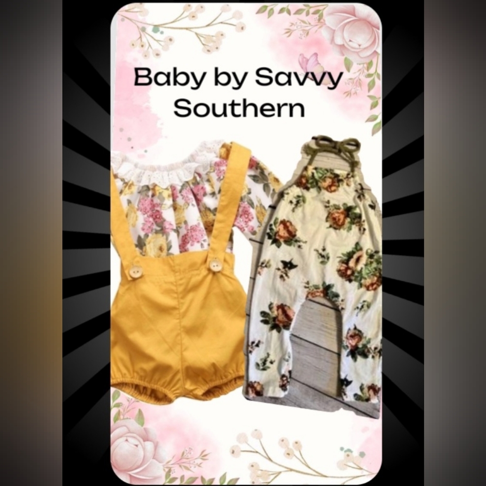 Spring Summer Styles For Baby By Savvy Southern - Floral Prints
